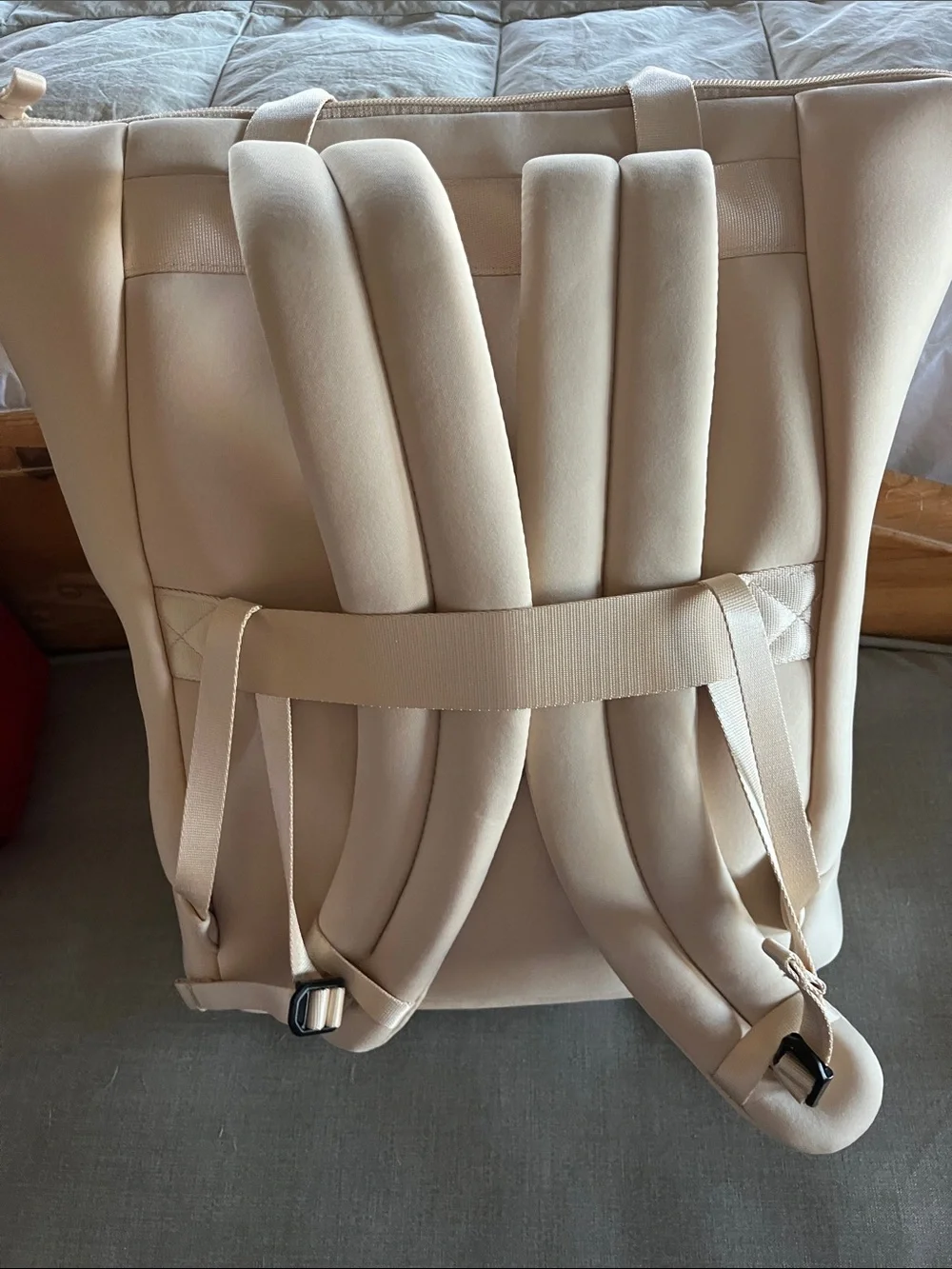 all in motion Cream Tote-Style Backpack